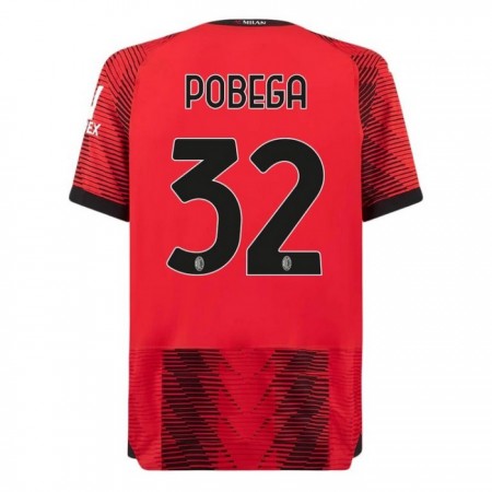Camiseta de fútbol AC Milan Pobega 32 1ª equipación 2023-24